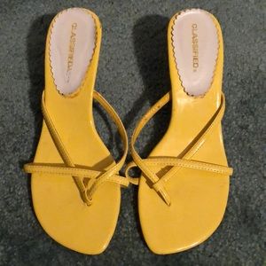 Yellow Maurice’s yellow heels - Classified